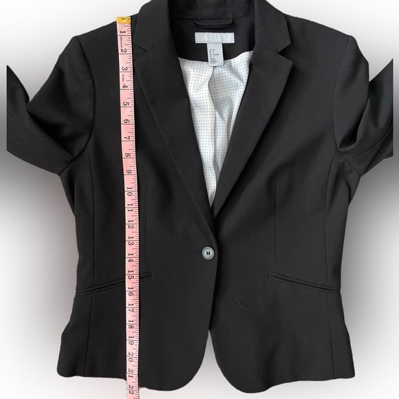 H&M Black Fitted Blazer - Picture 6 of 9